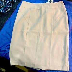 blush colored pencil skirt size medium